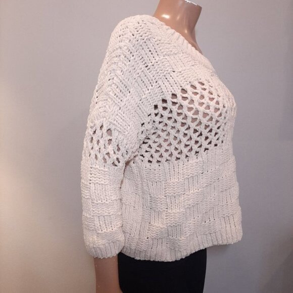 Anthropologie Cream Knit Sweater - Picture 8 of 10